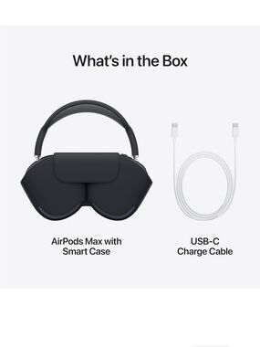 Apple AirPods Max Over-Ear Headphones in Space Gray with Smart Case